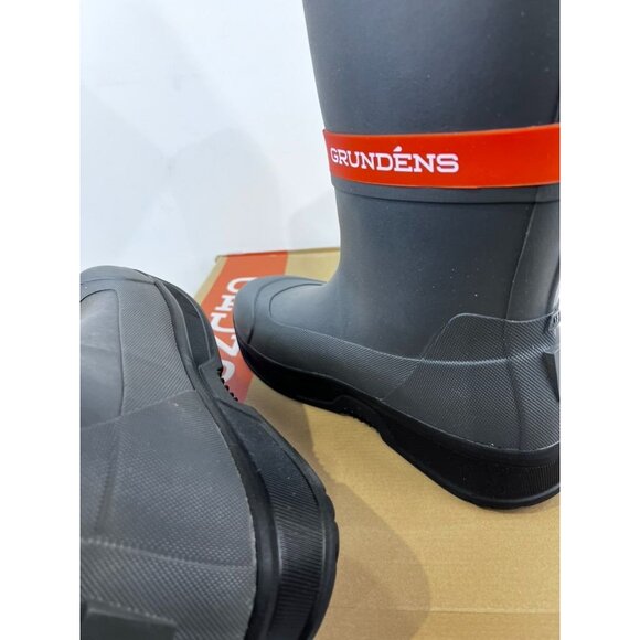 Grundéns Crewman Tall Rubber Boots Men's Sz. 13 Gray & Red Waterproof New - Picture 6 of 9